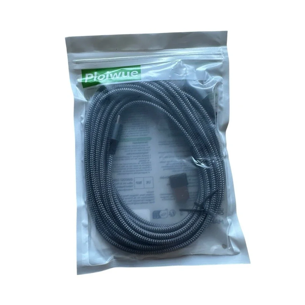 Ploiwue USB B to USB C Printer usb A adapter Midi Cable Braided Gray 5 meters